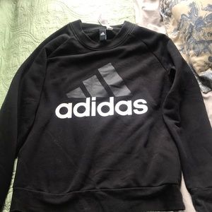 Black Adidas crewneck
